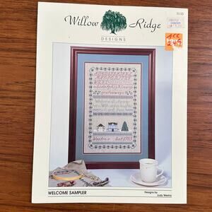 Welcome Sampler Cross Stitch Pattern 1993